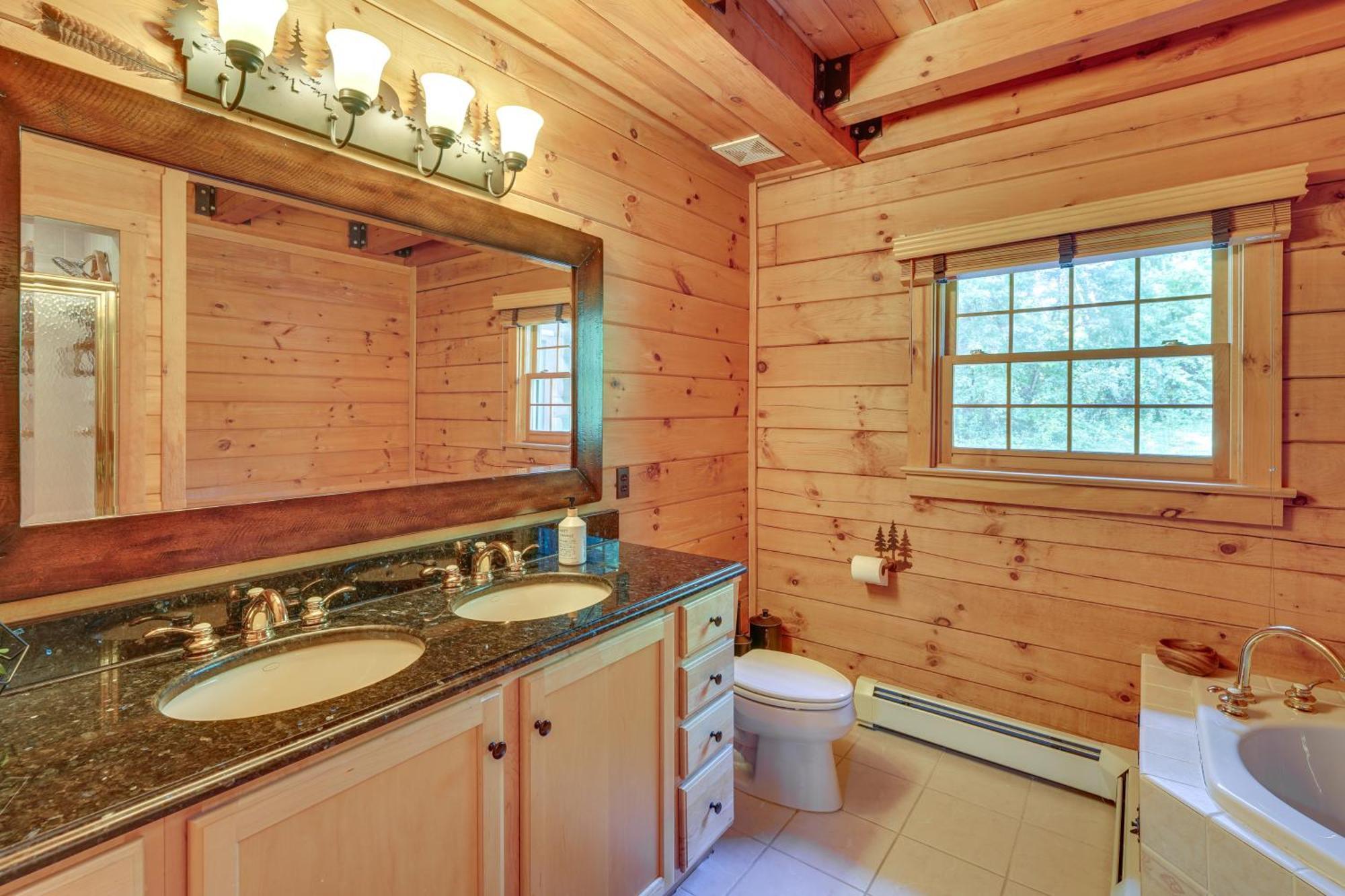 Luxury Log Cabin With Ev Charger And Mtn Views! Blairstown Εξωτερικό φωτογραφία