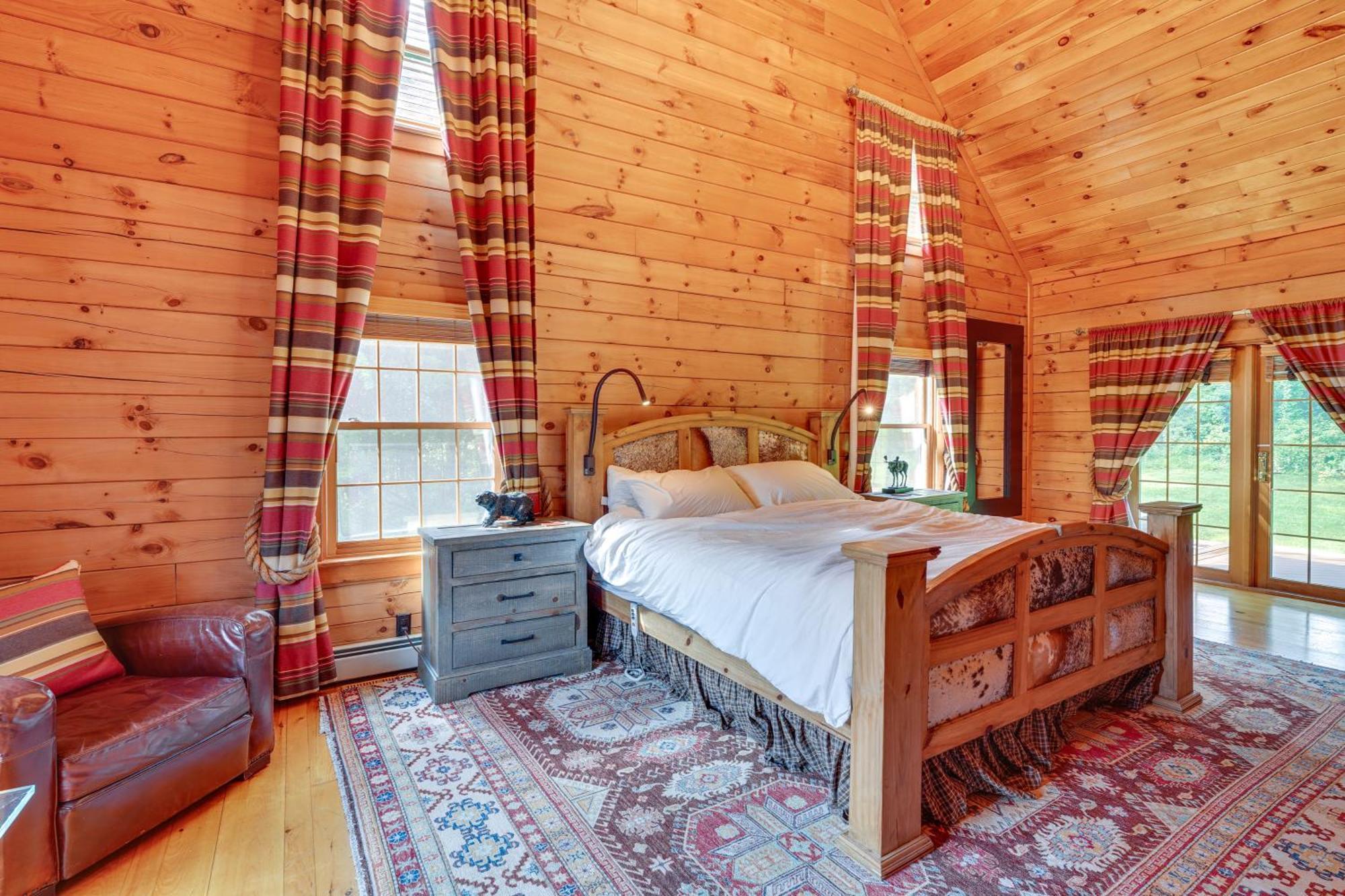 Luxury Log Cabin With Ev Charger And Mtn Views! Blairstown Εξωτερικό φωτογραφία